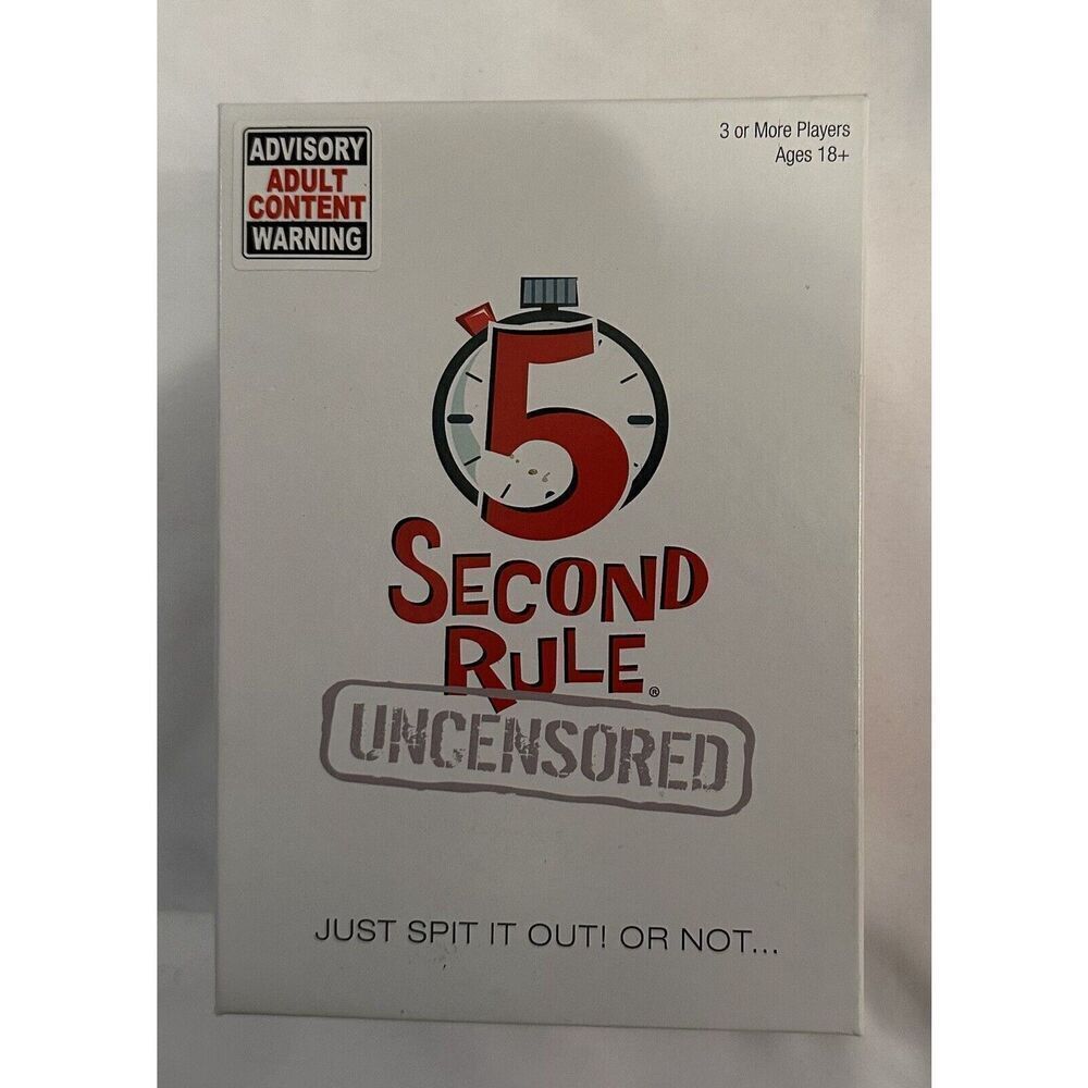 PlayMonster 5 Second Rule Uncensored Adult Party Card Game